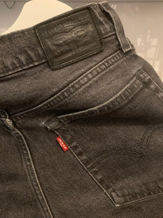 Levi's Straight-leg Denim Jeans in Washed Black - Picture 4 of 5